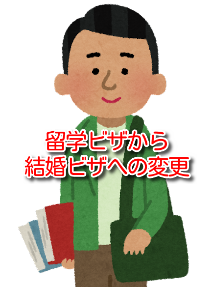 留学ビザから結婚ビザへ変更
